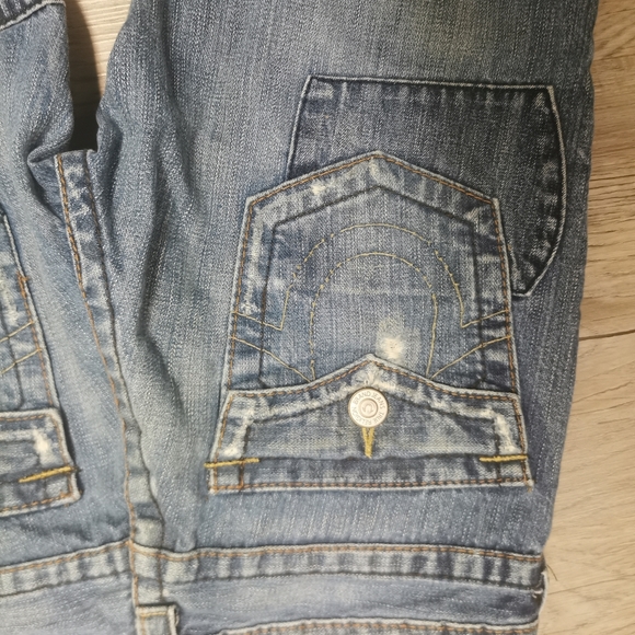 Rare! True Religion Joey Patch jeans, 27x32 - Picture 10 of 11